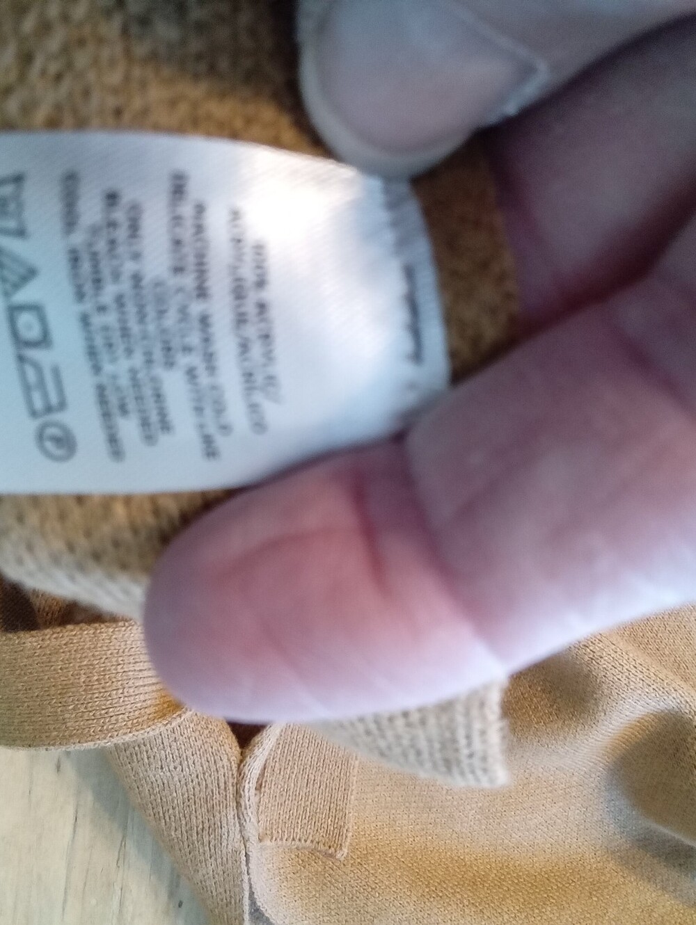Loft Outlet Size OS Camel Tan Belted Knit Wrapnponcho Cardigan Sweater NWOT - Picture 7 of 13